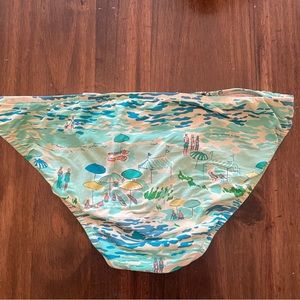 Lilly Pulitzer Swimsuit Bottom - Resort Print - Blue/Green - Size S